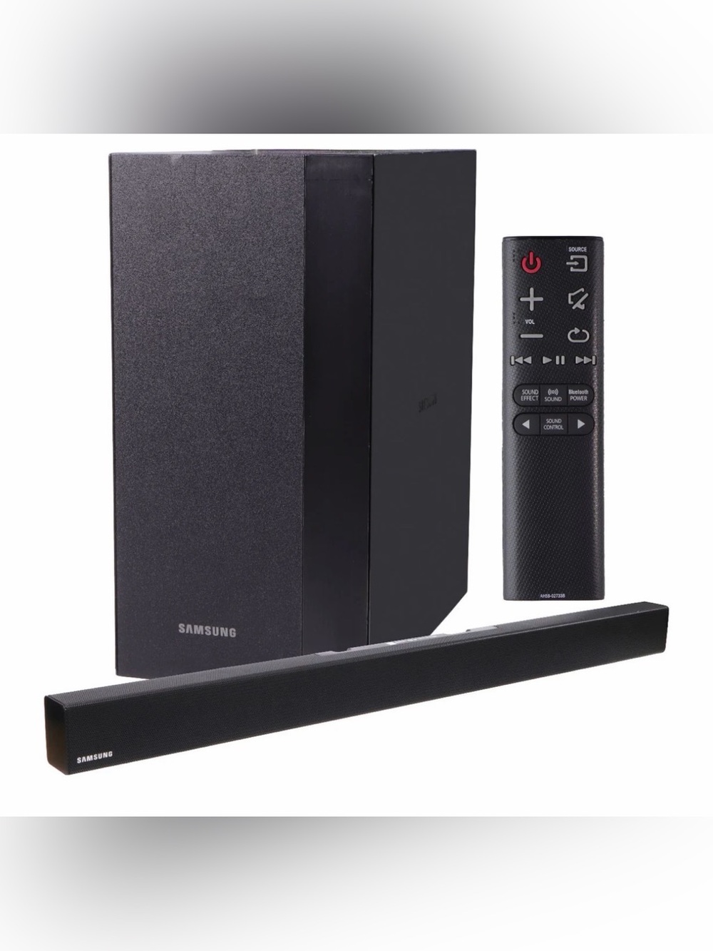 Samsung (PS-WK450) Subwoofer and (HW-KM45C) Soundbar Theater System w/Remote
